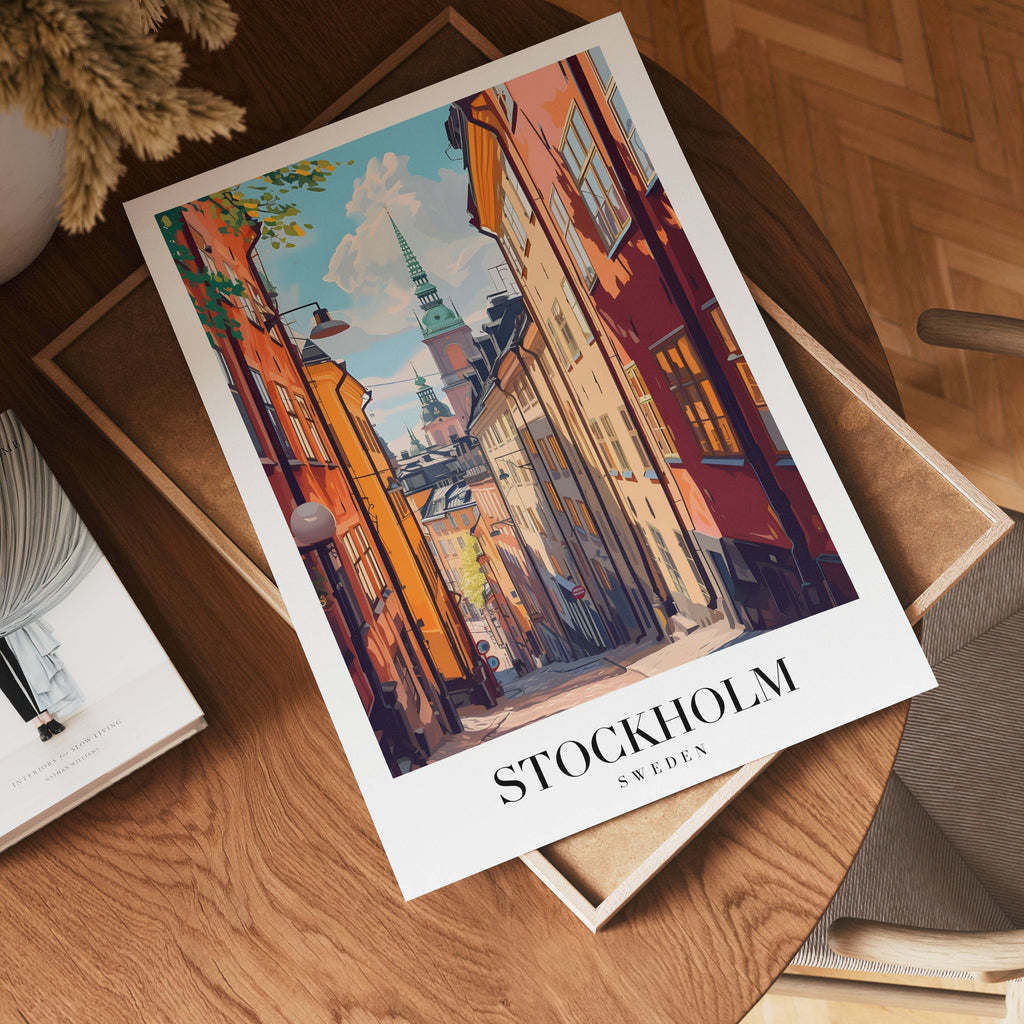 Whispers Of Stockholm – stilfullt konsttryck från Bozetto, tryckt på matt finpapper