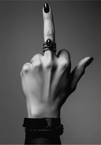 Middle Finger – affisch med snyggt motiv, köp enkelt hos Bozetto i flera storlekar