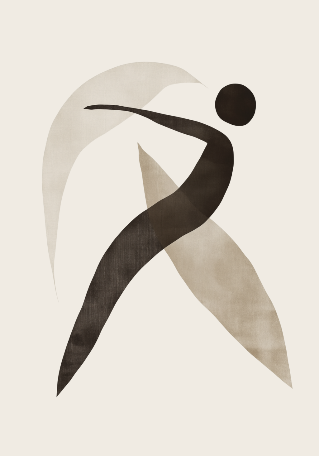 Abstract Movement – affisch med snyggt motiv, köp enkelt hos Bozetto i flera storlekar