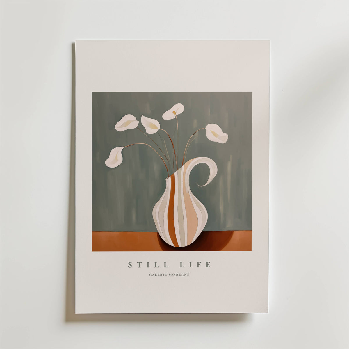 Still Life Vase – stilfullt konsttryck från Bozetto, tryckt på matt finpapper i hög tryckkvalitet