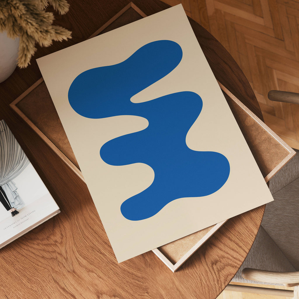 Azure Flow poster visad rakt fram – Bozetto affisch i hög tryckkvalitet i hög tryckkvalitet