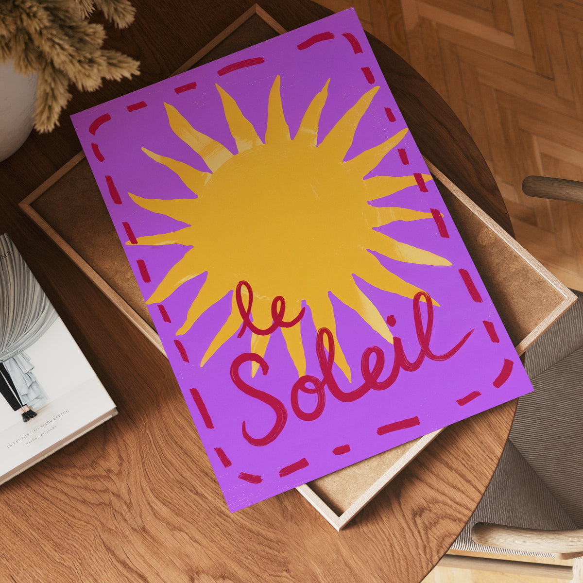Le Soleil Sun – affisch med snyggt motiv, köp enkelt hos Bozetto i flera storlekar