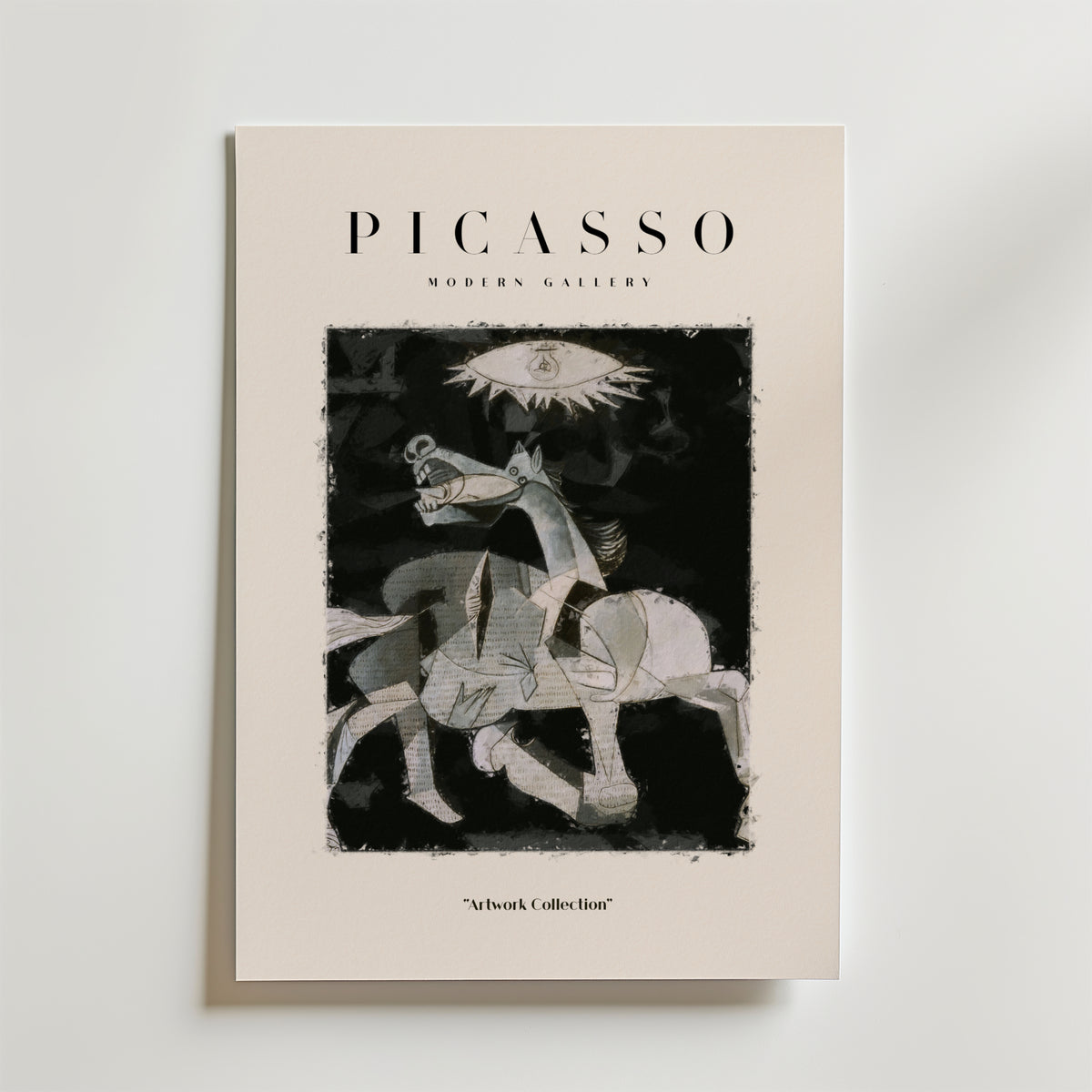 Picasso The Weeping Horse – stilfullt konsttryck från Bozetto, tryckt på matt finpapper