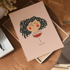Curly Wine Mood poster visad rakt fram – Bozetto affisch i hög tryckkvalitet i hög tryckkvalitet