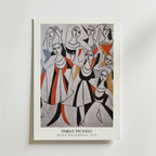 Picasso Geometry Of Grace – stilfullt konsttryck från Bozetto, tryckt på matt finpapper