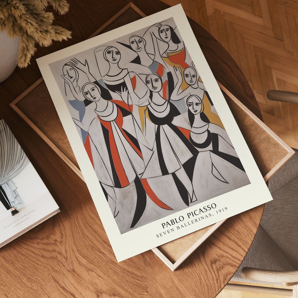 Picasso Geometry Of Grace – affisch med stilfullt motiv från Bozetto i hög kvalitet