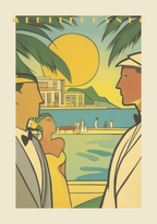 Vintage Mediterraneo – affisch med snyggt motiv, köp enkelt hos Bozetto i flera storlekar