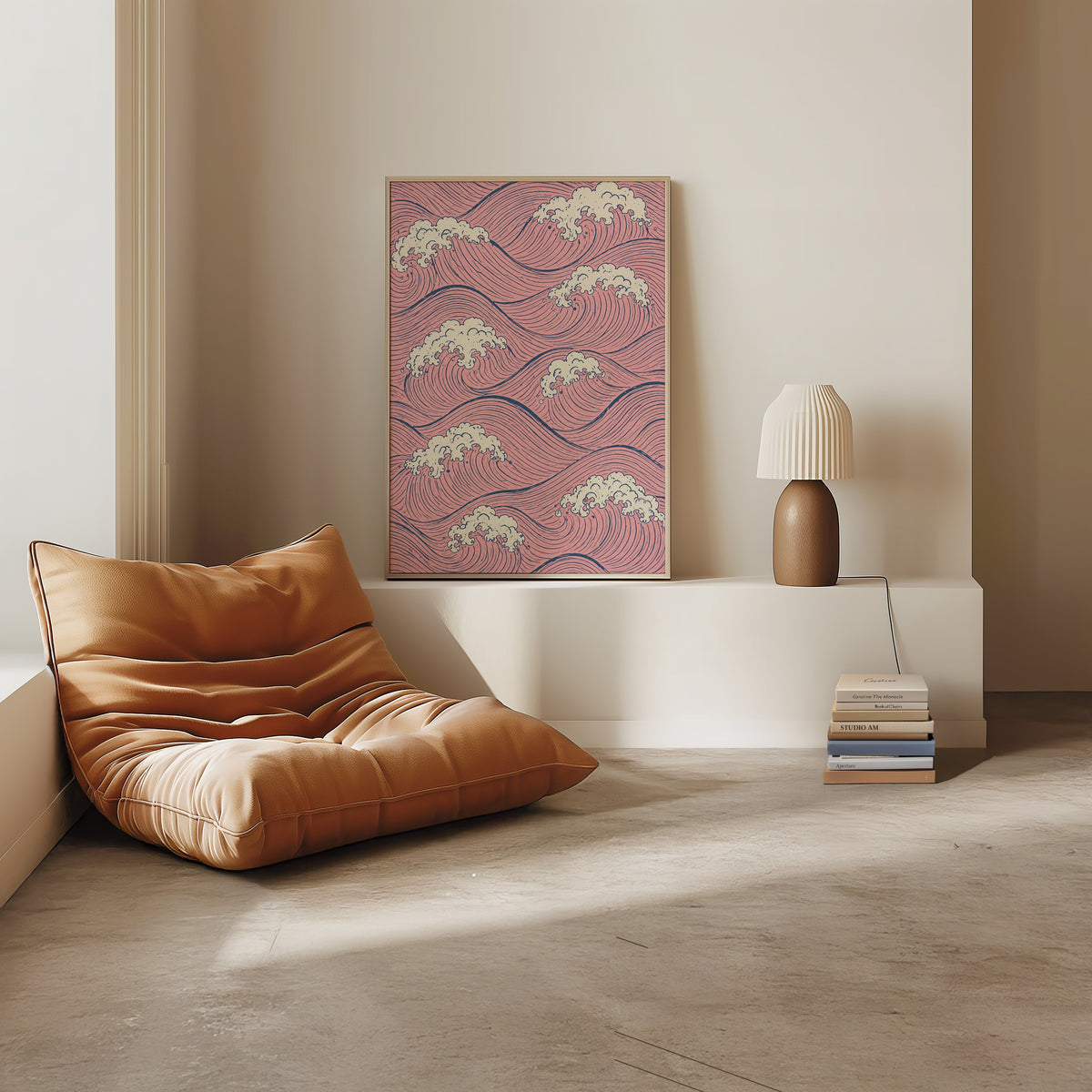 Coral Tide poster i stilrent hem med modern inredning – köp enkelt hos Bozetto i hög kvalitet