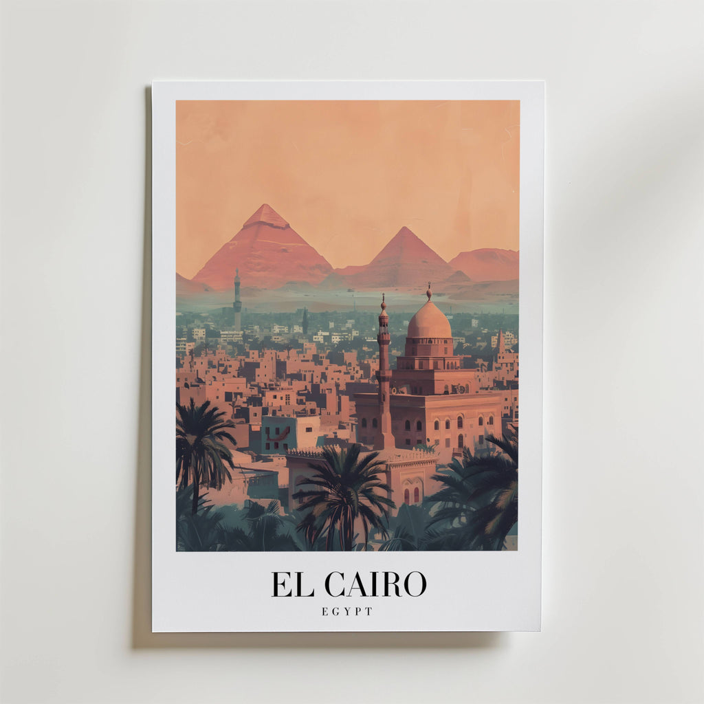 Echoes Of Cairo – stilfullt konsttryck från Bozetto, tryckt på matt finpapper i hög tryckkvalitet