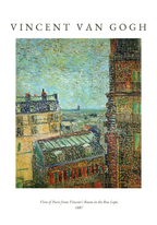Van Gogh View Of Paris poster visad rakt fram – Bozetto affisch i hög tryckkvalitet