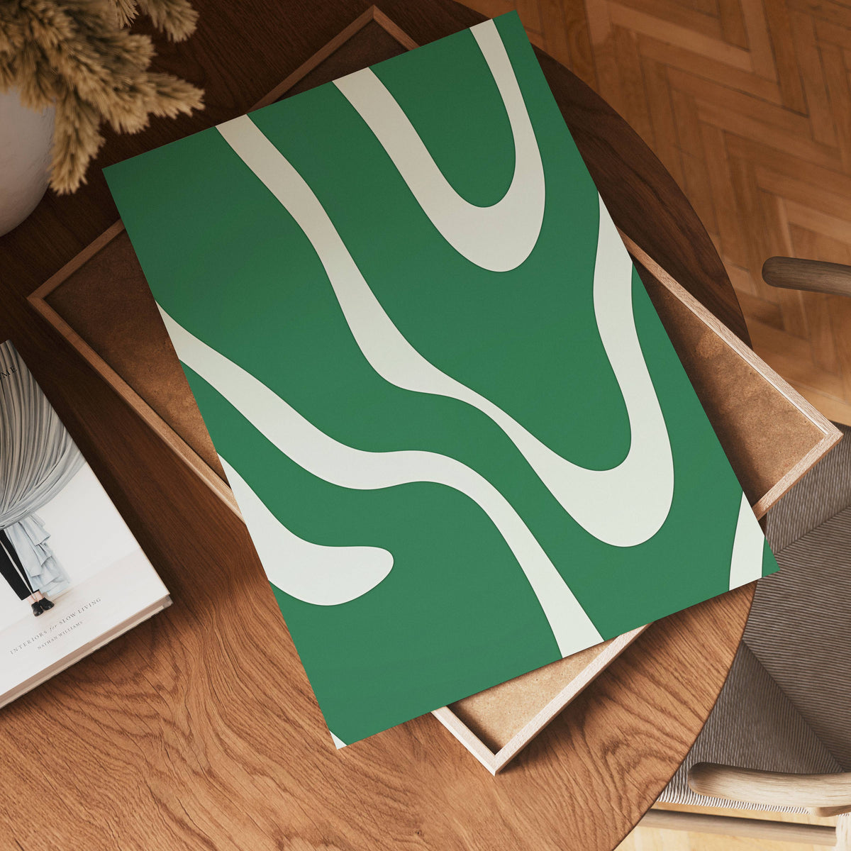Verdant Waves poster visad rakt fram – Bozetto affisch i hög tryckkvalitet i hög tryckkvalitet
