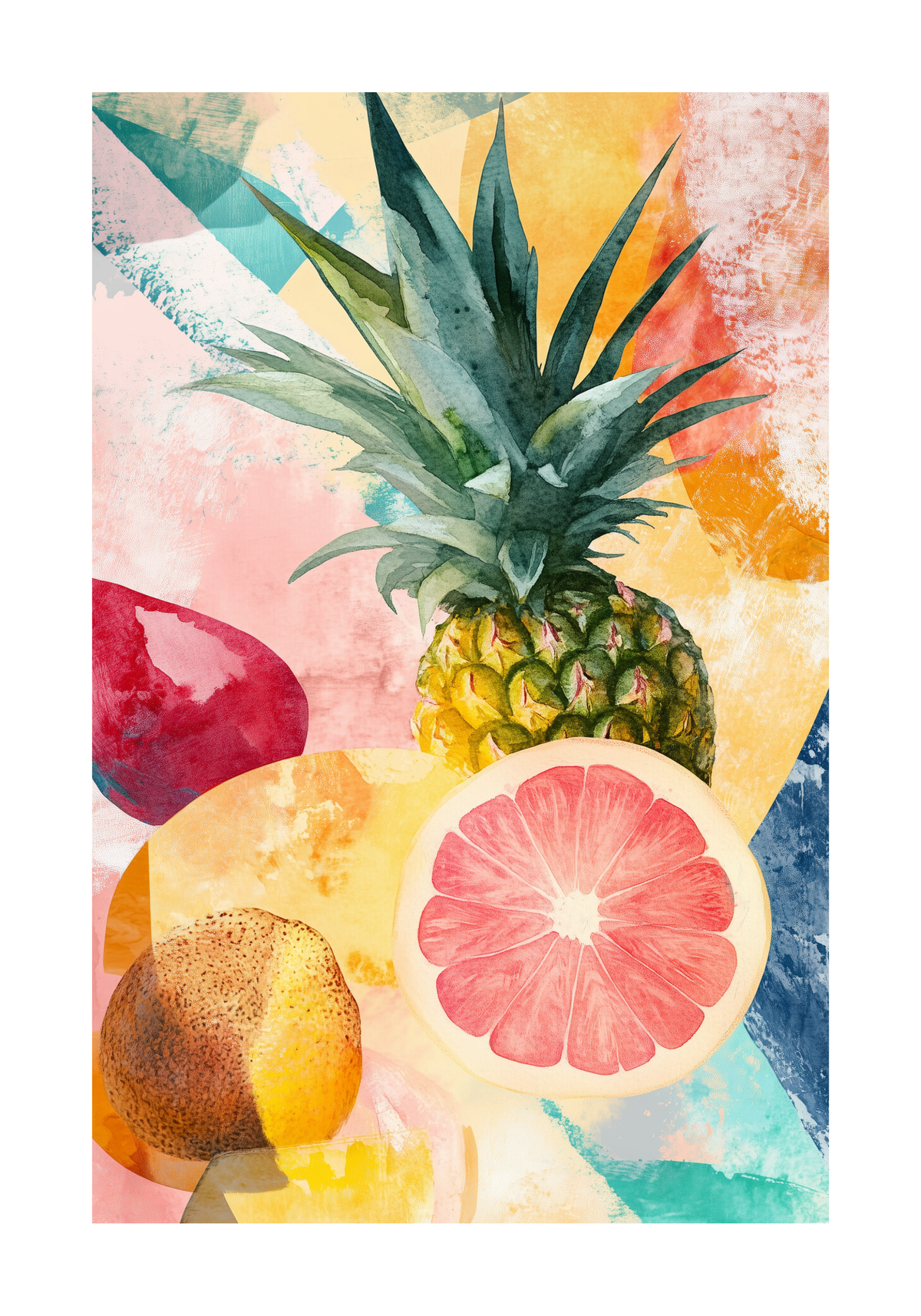 Abstract Harvest No.2 – köp enkelt hos Bozetto konsttryck i hög kvalitet i hög kvalitet