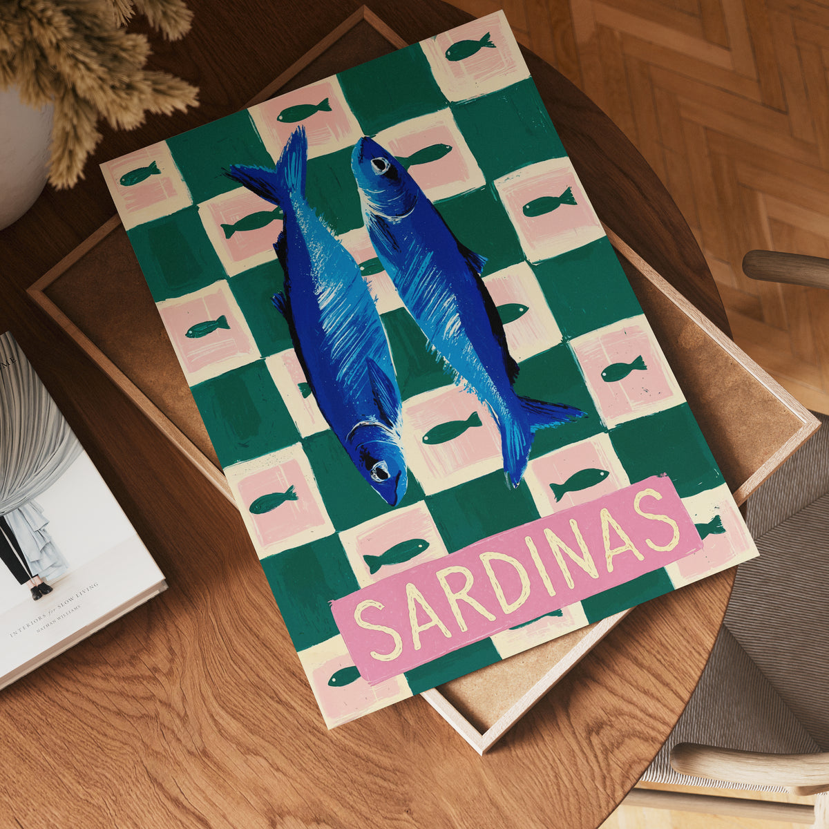 Sardinas Fish – affisch med snyggt motiv, köp enkelt hos Bozetto i flera storlekar
