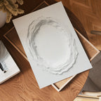 Abstract White Movement No.3 – affisch med stilfullt motiv från Bozetto i hög kvalitet