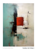 Quiet Echo Mark Rothko poster visad rakt fram – Bozetto affisch i hög tryckkvalitet