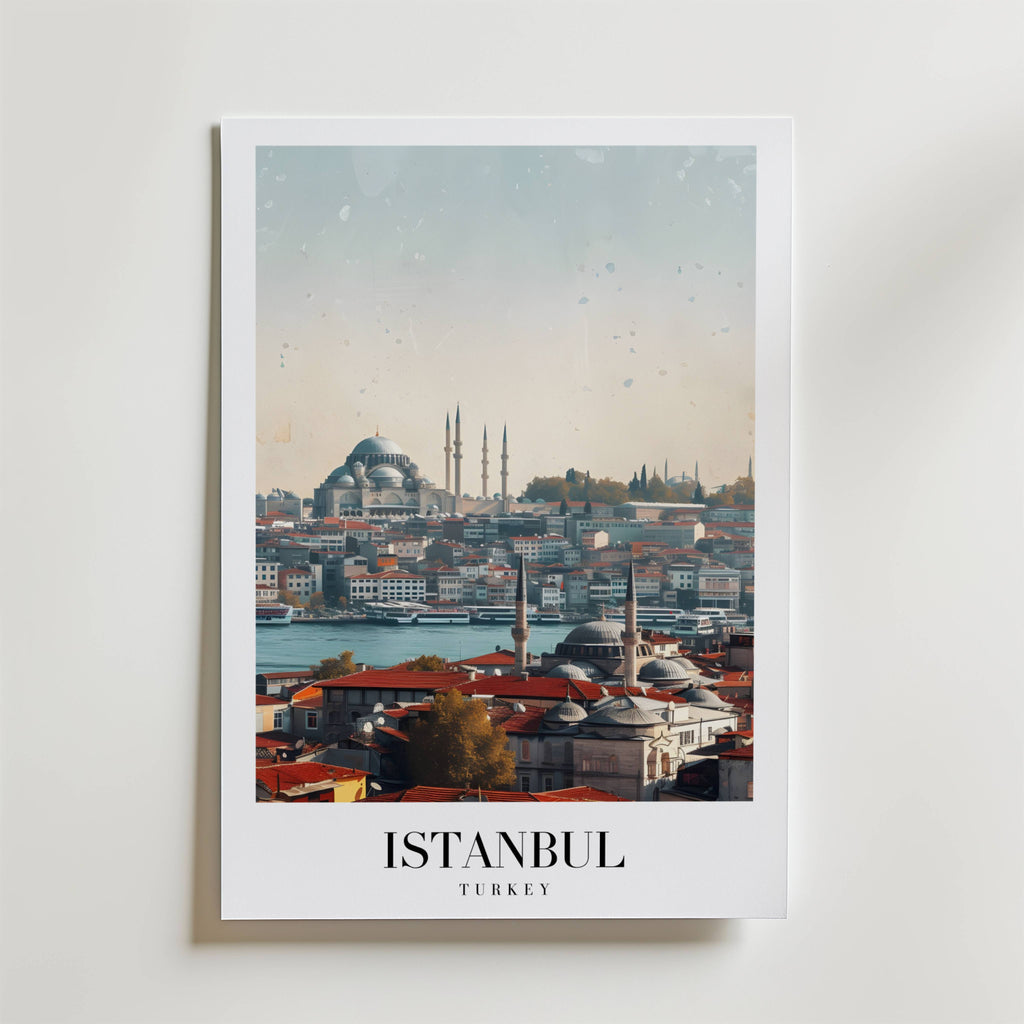 The Istanbul – stilfullt konsttryck från Bozetto, tryckt på matt finpapper i hög tryckkvalitet