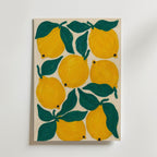 Sunny Lemons affisch inramad i neutral ram – se hur konsttrycket ser ut, Bozetto