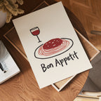 Bon Appetit – affisch med snyggt motiv, köp enkelt hos Bozetto i flera storlekar