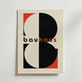 Bauhaus Abstract Typography – stilfullt konsttryck från Bozetto, tryckt på matt finpapper