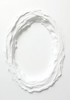 Abstract White Movement No.3 poster visad rakt fram – Bozetto affisch i hög tryckkvalitet