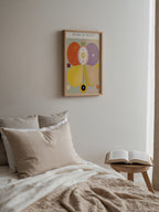 Väggmockup med Hilma af Klint The Tree of – köp enkelt hos Bozetto affisch i hög kvalitet