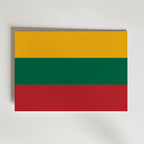 Lithuania National Flag Poster – modern konst och stilren konsttryck för hemmet hos Bozetto