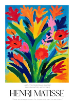 Fleurs Sauvages Matisse poster visad rakt fram – Bozetto affisch i hög tryckkvalitet