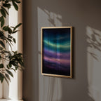 Aurora Drift poster i stilrent hem med modern inredning – köp enkelt hos Bozetto