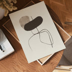 Geometric Silhouette – affisch med snyggt motiv, köp enkelt hos Bozetto i flera storlekar