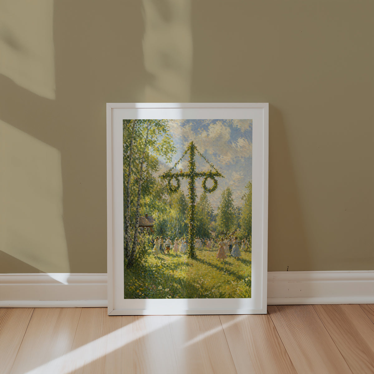 Midsommar poster i stilrent hem med modern inredning – köp enkelt hos Bozetto i hög kvalitet