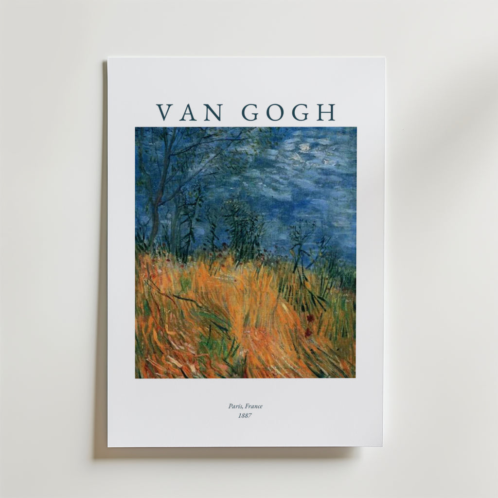 Van Gogh Paris – stilfullt konsttryck från Bozetto, tryckt på matt finpapper i hög tryckkvalitet