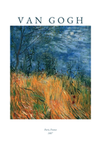 Van Gogh Paris poster visad rakt fram – Bozetto affisch i hög tryckkvalitet i hög tryckkvalitet