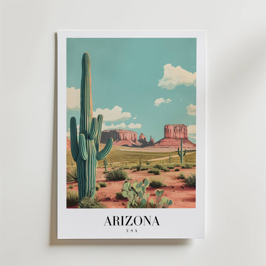 Echoes Of Arizona – stilfullt konsttryck från Bozetto, tryckt på matt finpapper i hög tryckkvalitet