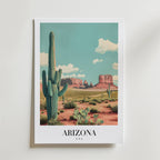 Echoes Of Arizona – stilfullt konsttryck från Bozetto, tryckt på matt finpapper i hög tryckkvalitet