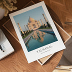 Taj Mahal poster visad rakt fram – Bozetto affisch i hög tryckkvalitet i hög tryckkvalitet