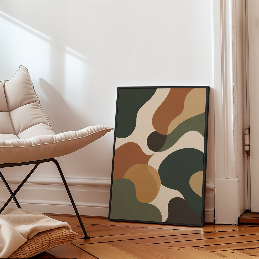 Forest Floor poster i stilrent hem med modern inredning – köp enkelt hos Bozetto