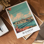The Budapest – affisch med snyggt motiv, köp enkelt hos Bozetto i flera storlekar