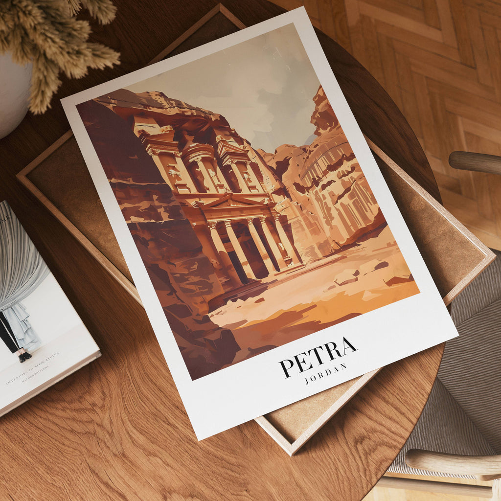 The Petra In Jordan – affisch med snyggt motiv, köp enkelt hos Bozetto i flera storlekar