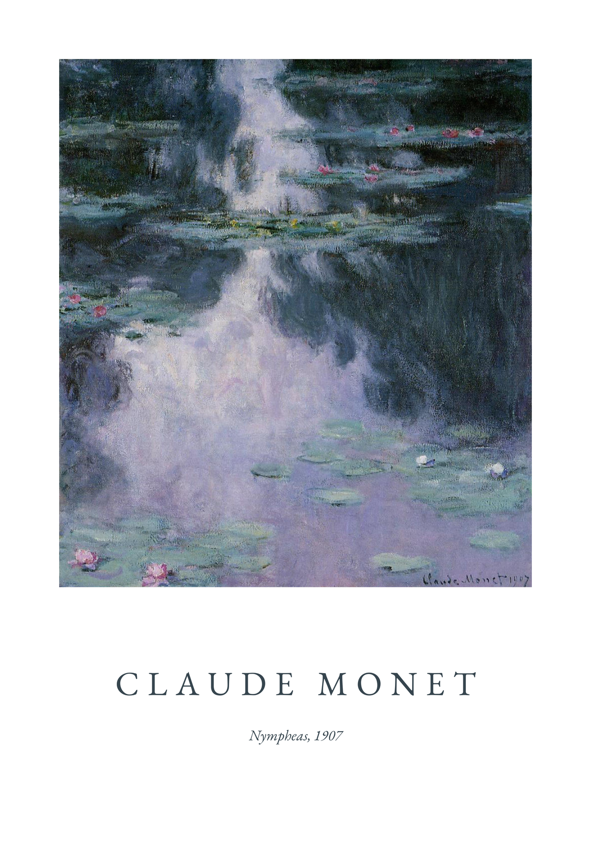 Claude Monet Nympheas – affisch med snyggt motiv, köp enkelt hos Bozetto i flera storlekar