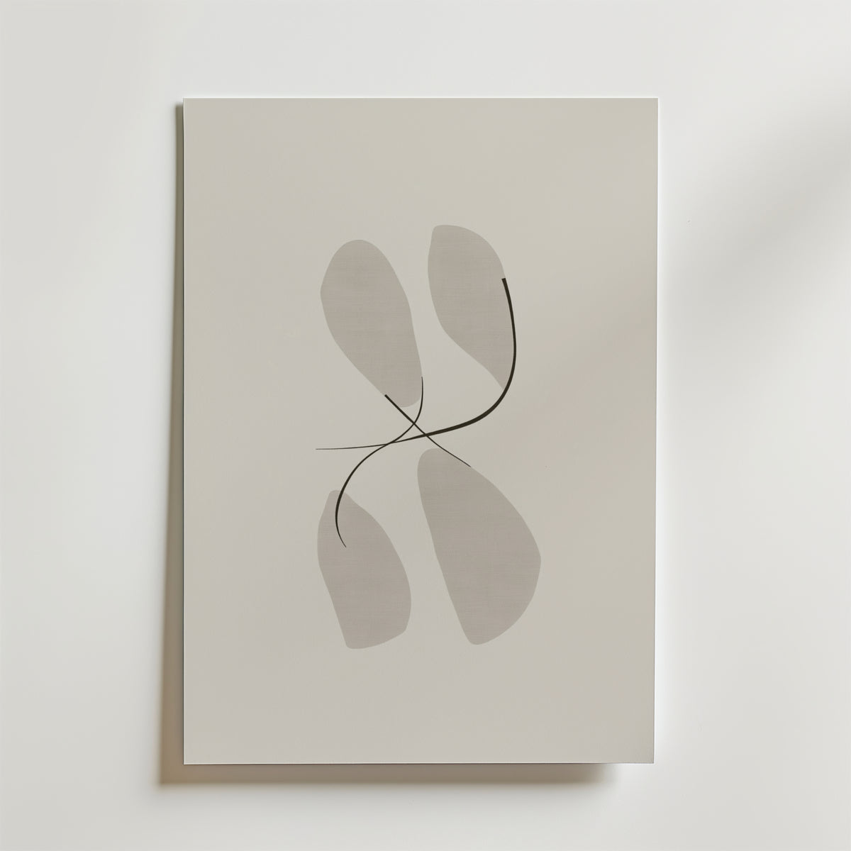 Soft Curves – stilfullt konsttryck från Bozetto, tryckt på matt finpapper i hög tryckkvalitet