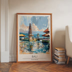 Bali Temple Reflections – affisch med stilfullt motiv från Bozetto i hög kvalitet