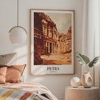 The Petra In Jordan poster visad rakt fram – Bozetto affisch i hög tryckkvalitet