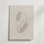 Gentle Curves – stilfullt konsttryck från Bozetto, tryckt på matt finpapper i hög tryckkvalitet