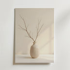 Minimalist Ceramic Vase – stilfullt konsttryck från Bozetto, tryckt på matt finpapper