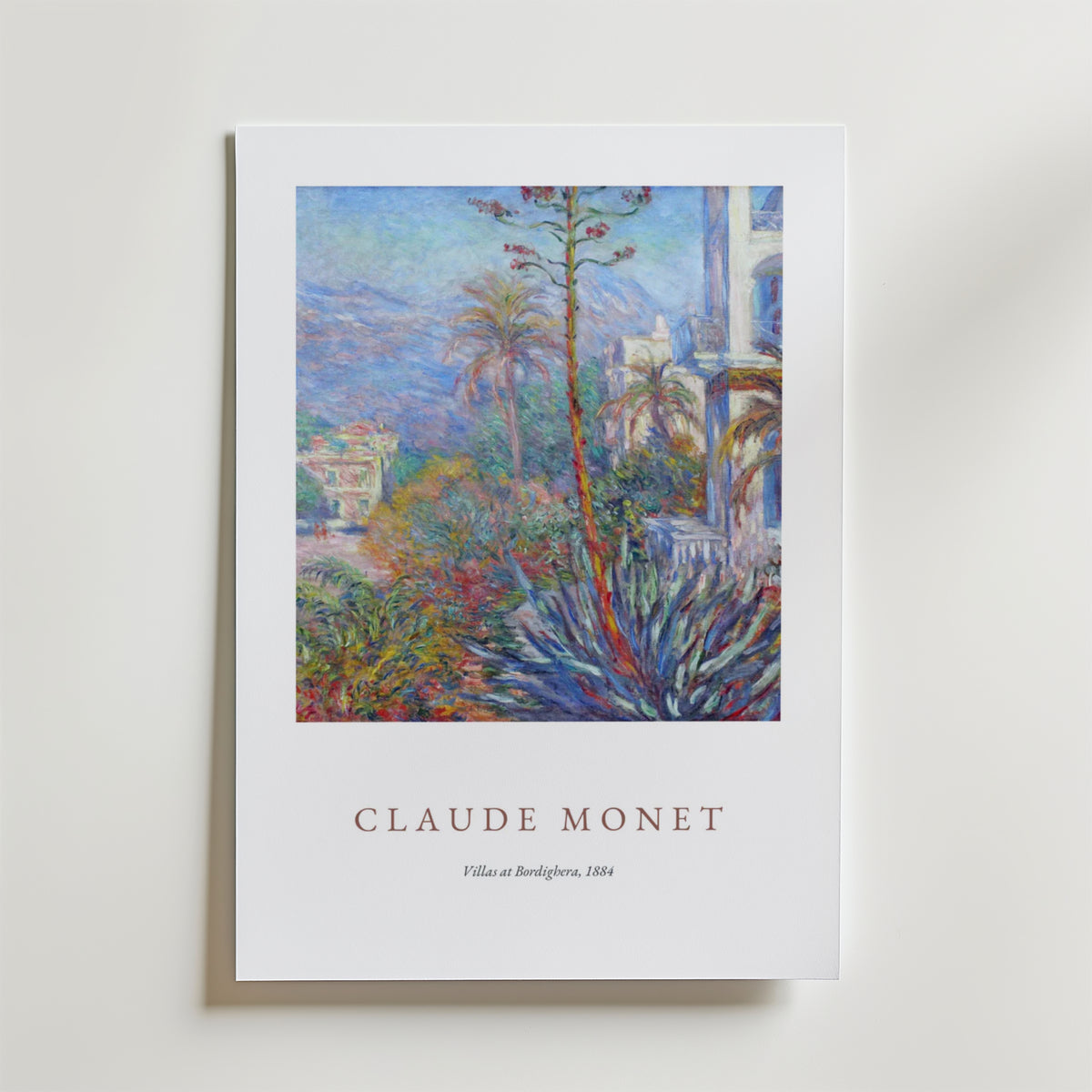 Claude Monet Villas At – stilfullt konsttryck från Bozetto, tryckt på matt finpapper