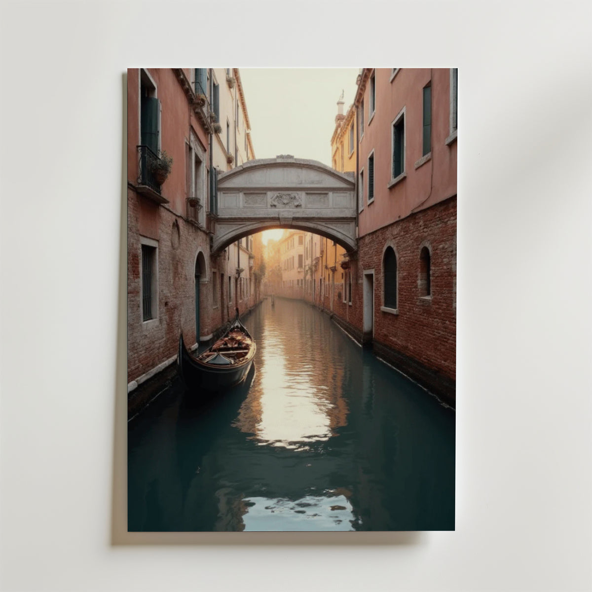 Venetian Tranquility – stilfullt konsttryck från Bozetto, tryckt på matt finpapper
