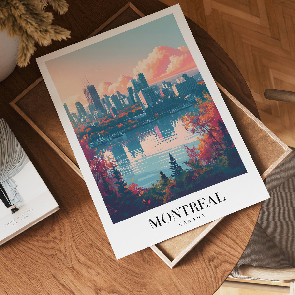 Whispers Of Montreal – affisch med snyggt motiv, köp enkelt hos Bozetto i flera storlekar