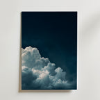 Drifting Cumulus affisch inramad i neutral ram – se hur konsttrycket ser ut, Bozetto