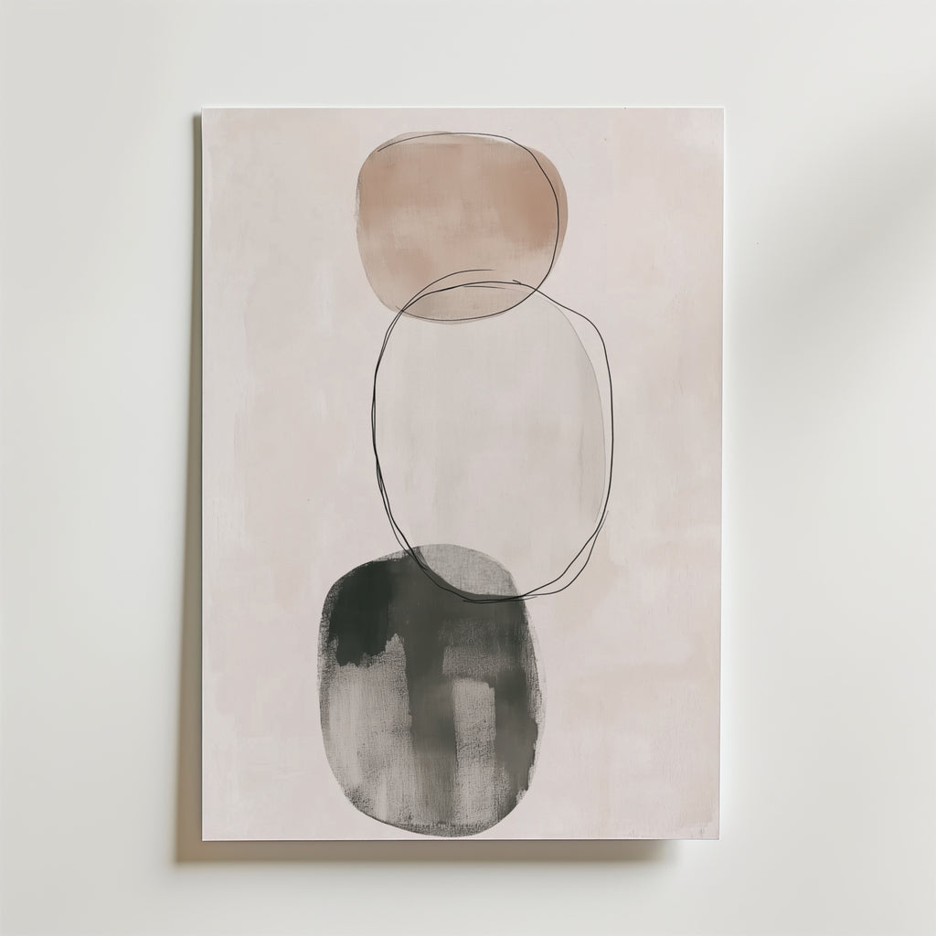Bundle 3-pack Abstrakt Balance – kuraterad postercollection som lyfter hemmet hos Bozetto