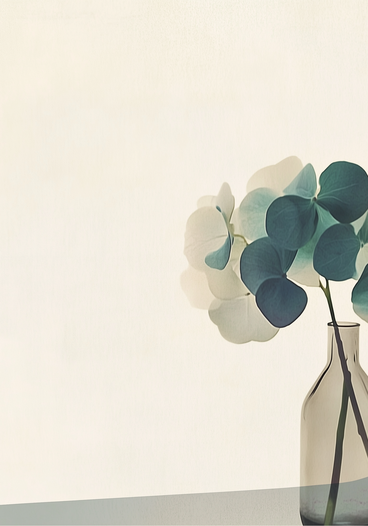Hydrangea Haven – affisch med snyggt motiv, köp enkelt hos Bozetto i flera storlekar